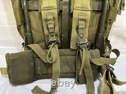 US Military Field Pack Combat Nylon LC-1 Frame Medium BDU Ruck Army Olive Green