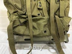 US Military Field Pack Combat Nylon LC-1 Frame Medium BDU Ruck Army Olive Green