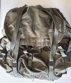 US Military Field Pack Combat Nylon LC-1 LARGE BDU Ruck Army Olive Green CLEAN