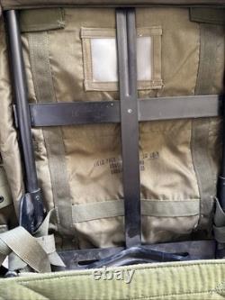 US Military Field Pack Combat Nylon LC-1 LARGE BDU Ruck Army Olive Green CLEAN