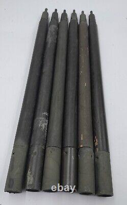 US Military GI Personal Army PUP (2) Half 1/2 Tent Shelter Poles And Stakes #A4