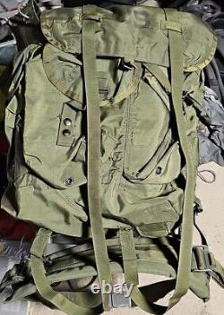 US Military Large ALICE Field Pack AND FRAME Combat Backpack LC-1 Olive Rucksack