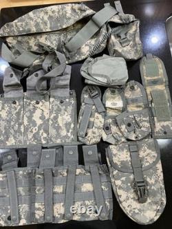 US Military MOLLE II ACU Tactical Gear Lot Field Utility Pouches Army Surplus