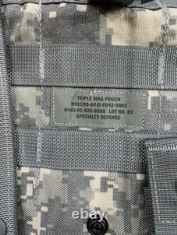 US Military MOLLE II ACU Tactical Gear Lot Field Utility Pouches Army Surplus