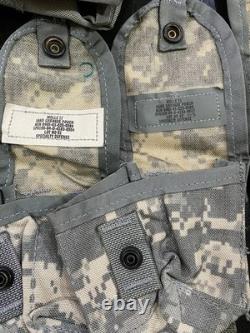 US Military MOLLE II ACU Tactical Gear Lot Field Utility Pouches Army Surplus