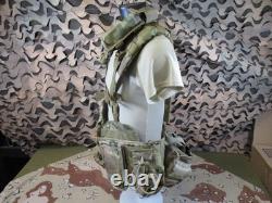 US Military MOLLE II FLC Vest MultiCam with M4 Mag Pouches & IFAK Insert Surplus