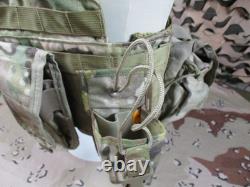 US Military MOLLE II FLC Vest MultiCam with M4 Mag Pouches & IFAK Insert Surplus