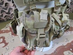 US Military MOLLE II FLC Vest MultiCam with M4 Mag Pouches & IFAK Insert Surplus
