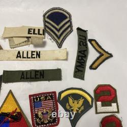 US Military Patch Lot US Army Vintage Patch Lot