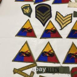 US Military Patch Lot US Army Vintage Patch Lot