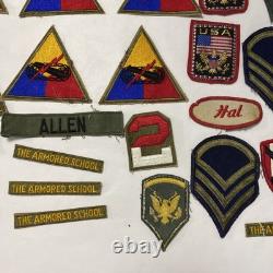 US Military Patch Lot US Army Vintage Patch Lot