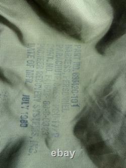 US Military Personnel Parachute Harness 5916706-30 USAF Army Navy 1980 Nice