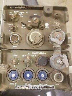 US Military RT-70/GRC Radio + AM65/GRC Amplifier HAM Amateur Army Signal Corps