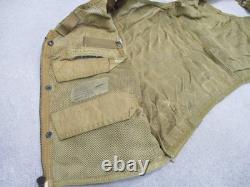 US Military Surplus CMU-36/P Survival Vest Tactical Mesh Molle Gear USMC Coyote