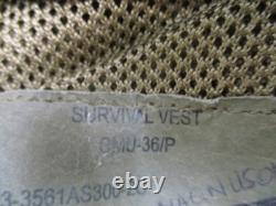 US Military Surplus CMU-36/P Survival Vest Tactical Mesh Molle Gear USMC Coyote