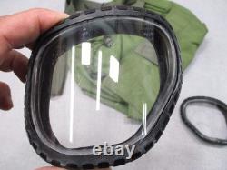 US Military Surplus M40 Series Gas Mask Respirator with Bag & Outserts Size LG