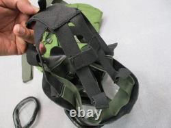 US Military Surplus M40 Series Gas Mask Respirator with Bag & Outserts Size LG