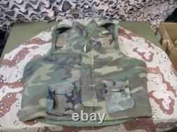 US Military Surplus PASGT Fragmentation Vest Woodland Camo Size XL 3XL Flak