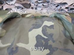 US Military Surplus PASGT Fragmentation Vest Woodland Camo Size XL 3XL Flak