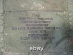US Military Surplus PASGT Fragmentation Vest Woodland Camo Size XL 3XL Flak