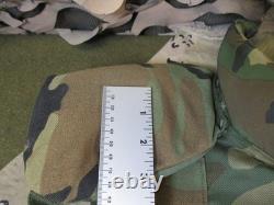 US Military Surplus PASGT Fragmentation Vest Woodland Camo Size XL 3XL Flak