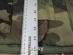 US Military Surplus PASGT Fragmentation Vest Woodland Camo Size XL 3XL Flak