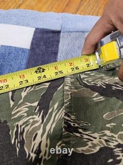 US Military Tiger Stripe Camo Tropical Combat Shirt Jacket 80s Army