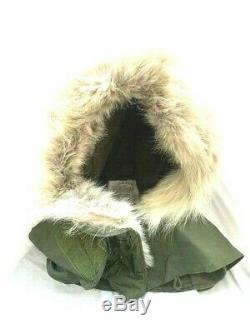 USA M65 FISHTAIL PARKA HOOD Modified Military Olive COYOTE Real FUR Upgrade NEW