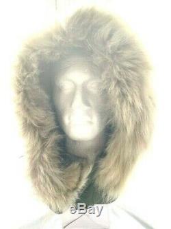 USA M65 FISHTAIL PARKA HOOD Modified Military Olive COYOTE Real FUR Upgrade NEW