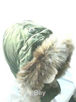 USA M65 FISHTAIL PARKA HOOD Modified Military Olive COYOTE Real FUR Upgrade NEW