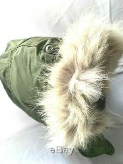 USA M65 FISHTAIL PARKA HOOD Modified Military Olive COYOTE Real FUR Upgrade NEW