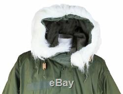 USA M65 FISHTAIL PARKA HOOD Modified Military Olive COYOTE Real FUR Upgrade NEW