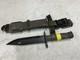 Usgi M9 Military Lan-cay Fixed Blade Knife With Scabbard, Us Army, Gwot, Surplus
