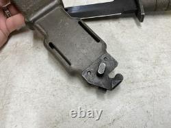 USGI M9 Military LAN-CAY Fixed Blade Knife with Scabbard, US Army, GWOT, Surplus