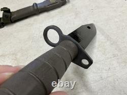USGI M9 Military LAN-CAY Fixed Blade Knife with Scabbard, US Army, GWOT, Surplus