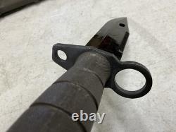 USGI M9 Military LAN-CAY Fixed Blade Knife with Scabbard, US Army, GWOT, Surplus