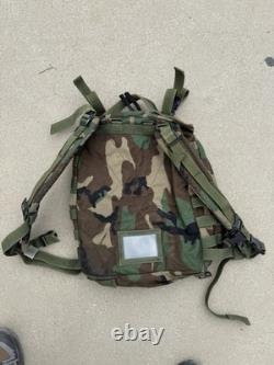 USGI MOLLE II Assault Pack Woodland Camo Genuine Military Surplus Backpack