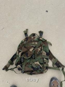 USGI MOLLE II Assault Pack Woodland Camo Genuine Military Surplus Backpack
