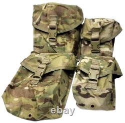 USGI Military MOLLE OCP Multicam 4 Piece Complete Saw Gunners Kit US Army NEW