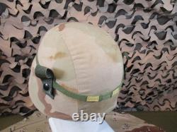 USGI PASGT Helmet Large DCU Cover + NOS Leather Headband Military Surplus