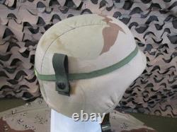 USGI PASGT Helmet Large DCU Cover + NOS Leather Headband Military Surplus