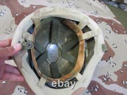 USGI PASGT Helmet Large DCU Cover + NOS Leather Headband Military Surplus