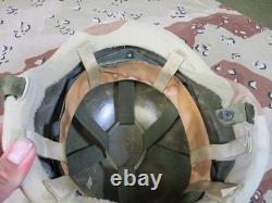 USGI PASGT Helmet Large DCU Cover + NOS Leather Headband Military Surplus