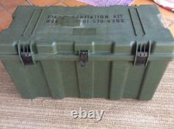 USMC Army Military Surplus Hardigg Foot Locker Storage Container Green Go Box GI
