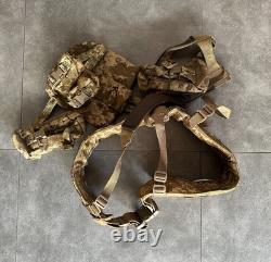 Ukrainian Army RPS Belt System MM14 Camo ZSU Load Bearing Set Size 2 Used