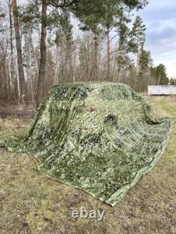 Ukrainian Military Camouflage Net 8x10m Leaf Green Army Camo Mesh