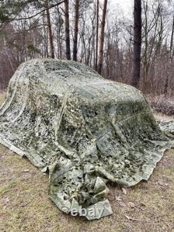 Ukrainian Military Camouflage Net 8x10m Leaf Green Army Camo Mesh