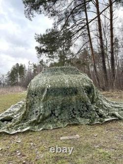 Ukrainian Military Camouflage Net 8x10m Leaf Green Army Camo Mesh