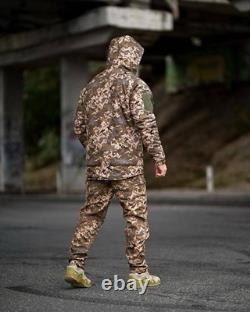 Ukrainian Military Winter Suit Pixel Camo Softshell Omni-Heat Warm Uniform