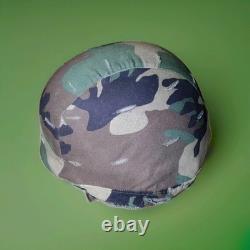 Us Army Issue Military Surplus Pasgt Helmet Woodland Camo Cover Chinstrap